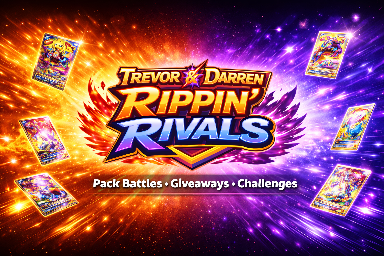 Trevor & Darren Rippin' Rivals - Pack Battles, Giveaways, Challenges